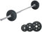 wuuhoo® Langhantelstange & Hantelscheiben im Set Marcel, 26kg-60kg, Hantelstange 30mm, Stahl verchromte Hantel, Zement Hantelscheiben 30mm, 120cm-200cm Set 15-60kg