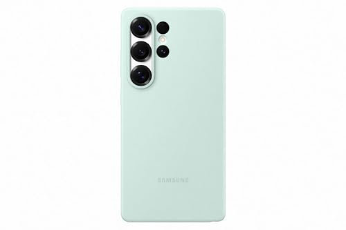 Samsung Silicone Smartphone Case EF-PS938, Hülle für das Galaxy S25 Ultra, Handy-Hülle, Silikon, Schutz Case, stoßfest, dünn und griffig, Mint