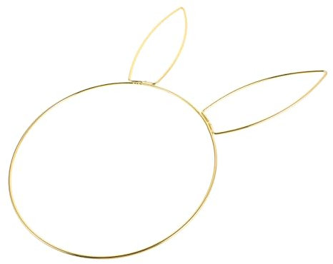 Zerodeko Osterhase Metallkranz Kreis Draht Bastelform