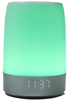 White Noise Machine, Portable Weiße Rauschmaschine mit Akku, 32 Klängen, Einstellbares Nachtlicht in 8 Farben, Timer Funktion und App Steuerung für Schlaf und Entspannung für Kinder und Adlut