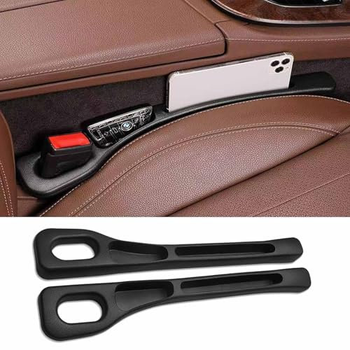 2 Pcs Universal Car Seat Gap Fillers, Car Gap Filler Organizer, Vehicle Mounted Gap Leak Proof Filling Strip, Storage Box for Car Seats For Car Suv Truck Fill The Gap Between Seat & Console