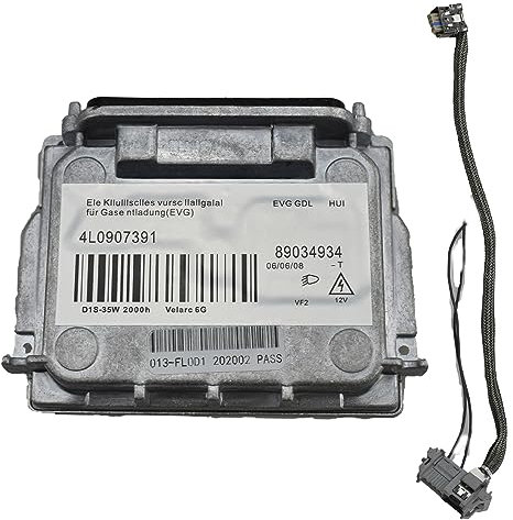 VorschaltgeräT Xenon HID-Scheinwerfer-Vorschaltgeräte-Steuermodul 89034934 4L0907391 Passend for BMW Passend for Audi Passend for VW Passend for Volvo Scheinwerfer Vorschaltgerat(4L0907391wire)