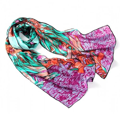 Prettystern écharpe Peintre Tableau Foulard De Soie 160cm Claude-Monet D'art