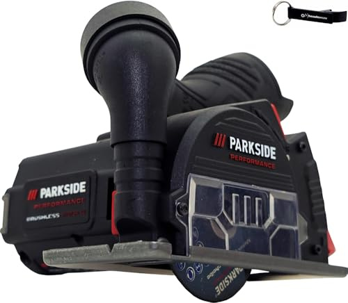HEADNMORE Pacchetto – Parkside Performance Smerigliatrice angolare a batteria 12 V PPWSA 12 (senza batteria) + portachiavi