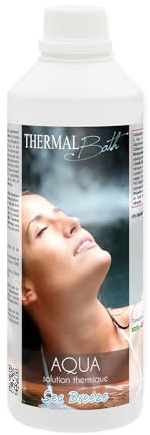 Thermal Bath SEA BREEZE Aqua TERMALE 1 Lt | Aqua TERMALE con Magnesio, Potassio e Iodio per Piscine e Spa Idromassaggio di tutte le marche e modelli