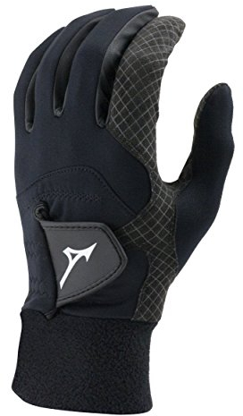 Mizuno ThermaGrip Herren-Golfhandschuhe, 2018, Schwarz, Größe M