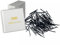HAARallerliebst 100 Mini Haarnadeln - 3,4 cm klein Bobby Pins - schwarz für dunkle Haare – Haarklemmen Damen & Hair Pins in weisser Box - Perfekte Haarnadel für Styling & Halt