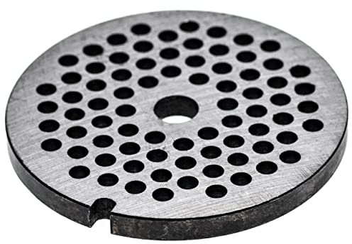 vhbw piastra forata 32 per tritacarne - diametro fori 6mm, foro centrale 13,4mm, acciaio