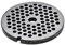 vhbw Grille taille 32 pour hachoir à viande - Diamètre des trous 6mm, trou central 13,4mm, acier