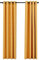 vidaXL 2X Vorhang Verdunkelung mit Ösen Leinenoptik Verdunkelungsvorhang Kräuselband Thermo Gardine Blickdicht Vorhänge Gelb 140x245cm