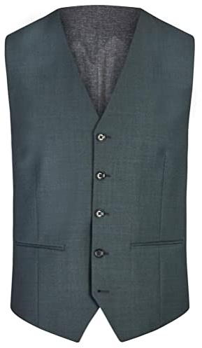 Daniel Hechter Herren Waistcoat Shape Weste, Hunter Green, 52