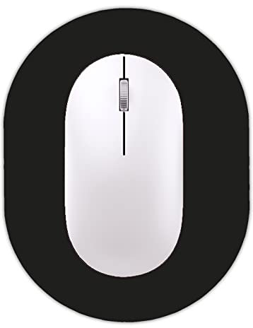 Small Mouse pad, Portable, Waterproof Non-Slip Rubber Bottom, Suitable for Wireless Mouse, Laptop Keyboard Tray for Both Men and Women, Office Travel Black 5.5x7.5in