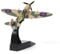 NUOTIE 1/72 Spitfire Fighter (MKVb W3458) Diecast Metal Model with Bracket WWII Military Aircraft Model Kit for Adult Collecting or Gift