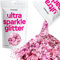 Hemway Ultra Sparkle Glitter - Rose Pink | 100g Multi Size Metallic Flakes for Resin & Epoxy Crafts | Supplies for Tumblers, Festival, Hair, Face, Body, Eye & Nail Art Decoration
