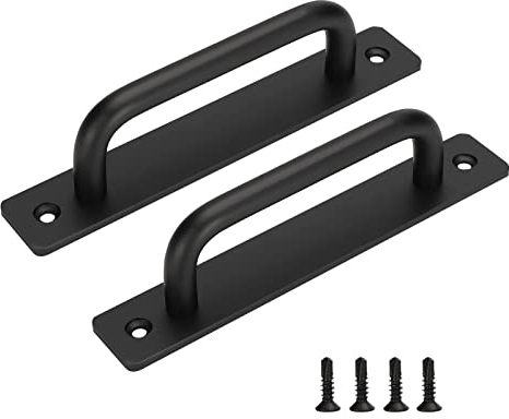 goldenwarm 2 Pack 160mm Drawer Handles Black Cupboard Kitchen Drawer Handles