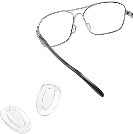 ThunderClap Nose Pads Nose Pieces Replacement for Oakley Blender Sunglasses - Clear