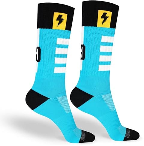 in s(h)ock Barcelona Calze Sportive per Uomo e Donna – Calzini Perfette per Running, Tennis, Ciclismo e trekking - Innovazione Tessile per il Massimo del Comfort Sportivo