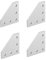 TA-VIGOR L Shape Outside Joining Plate, 5 Hole 90 Degree Joint Plate Corner Bracket for 2020 Aluminum Profile 3D Printer Frame, 4 Pcs