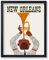 Poster Master Reiseposter – New Orleans Louisiana – 20,3 x 25,4 cm ungerahmtes Wandkunst-Poster – Vintage-Jazz-Druck – tolle Wanddekoration Geschenk für Zuhause, Büro, Wohnzimmer