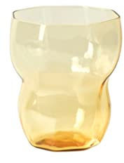 broste Copenhagen - Trinkglas, Wasserglas - Limfjord - Glas - Farbe: Amber - (ØxH) 9 x 10,7 cm