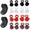 8 Pairs Ear Tips Compatible with Samsung Galaxy Buds Live Earplugs Soft Silicone Earbuds Eartips Accessories Compatible with Samsung Galaxy Buds Live Earphones Tips Cover (Red,Brown,Black, White)