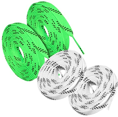 ABOOFAN 2 Paar Schnürsenkel Eishockey Liefert Lässige Schuhbindung Schlittschuhzubehör Zubehör Für Eishockeyschuhe Schuhablage Sportschuhe Polyester