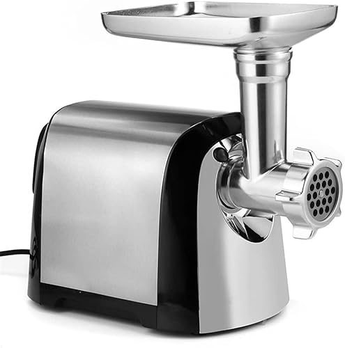 Hachoir à viande électrique puissant 3200 W Max, poussoir à saucisses domestique, hachoir à viande, robot culinaire (B Uk)