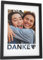 Papierschmiede® DANKE Bild personalisiert mit Foto - A5 im Bilderrahmen - Geschenke für Freunde - Personalisierter Fotodruck Hochzeit Beste Freundin Jubiläum Geschenk zum Abschied