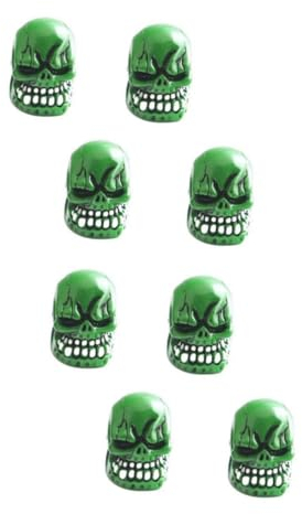 ULTECHNOVO 8 Pcs Dust Caps Snowman Resin Mold Modified Tire Cover Harmonic Balancer Creative Tyre Cap Ac Car Refrigerant Bike People Plant Pots Adult Nappies for Men Refit Valve Ghost Head