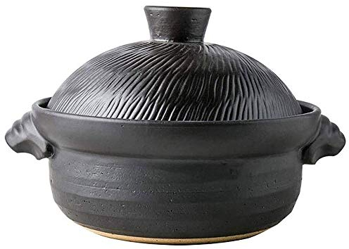 Cazuela de cerámica para estofado, olla creativa de doble cubierta para arroz estofado, cazuela de gachas de gas para sopa doméstica