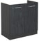 Vicco Meuble Bas sous-évier R-Line, Béton Noir/Anthracite, 80 cm sans Plan de Travail
