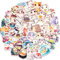 50PCS Kawaii Cat Stickers, Cute Waterproof Vinyl Decals for Water Bottles Laptops Notebooks Scrapbooks Journals Classroom Rewards Party Favours Gifts for Kids Teens Cat Lovers