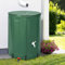Regenwassertonne, PVC Regenwassersammler Klappbar Regenwassertank Wassertank 500L mit Deckel und Wasserhahn Wassertank Regenwassersammler Zisterne Regenfass für Garten Camping
