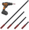 4 Pieces Magnetic Bit Holder for Impact Driver Magnetic Screwdriver Extension Impact Bit Holders,1/4 Hex Shank Screwdriver Extension Bar Quick-Change