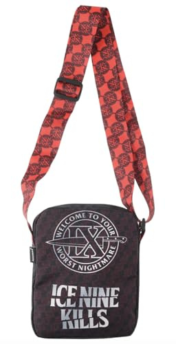 Ice Nine Kills Welcome To Your Worst Nightmare Crossbody Bag, Schwarz