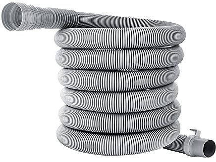 Tuyau de vidange pour machine à laver, tuyau d'évacuation, tuyau de vidange, tuyau de vidange prolongé pour collier de jardin, rallonge de tuyau de sortie pour machine à laver (5M)(4M)