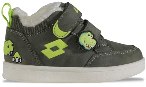 Lotto STYLECODE: 2800030M VELBANI FUR M Unisex Kids Sneaker Olive/Lime Größe: 21