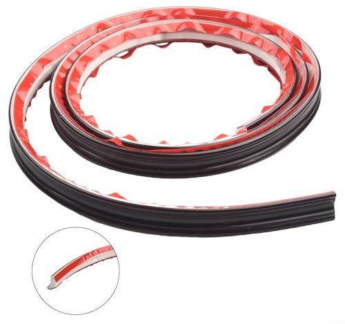 ReachMall Bande de plinthe en PVC rouge foncé, gaufrage 3D, 1 m, convient pour cadre photo (rouge foncé)