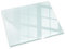 Placa Resistente al Fuego para Chimenea 80x60 cm Rectangular Panel Protección Cristal Templado contra Incendios, Chispas y Arañazos Protector de Suelo para Parquet Resistente a Altas Temperaturas