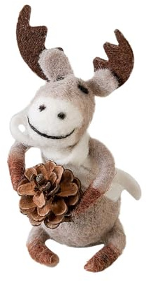 Rdxanc - Figura de renos de felpa para decoración del hogar