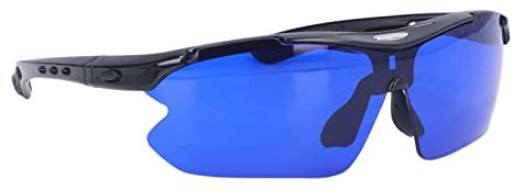 ERYUE Golfball-Finder, Polarisierte Sport-Sonnenbrillen, Leicht zu Finden für Golfliebhaber, PC-Material, Blaue Linse