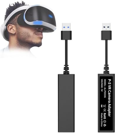 Ouitble Für PS5 VR Adapterkabel, USB VR PS4 Kamera Adapter Konverterkabel für PS4 Host-Kamera PSVR PS5 Spielekonsole