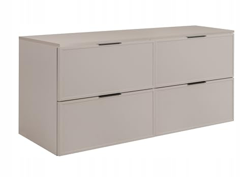 Rodan Moderne Möbel - Schrank Kaschmir - Möbelstück - Bastelregal – Bastelplatte 160,6 x 58,6 x 46 cm
