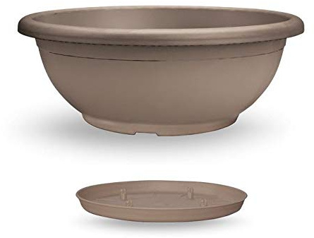 Veca Veneta Casalinghi CIOTOLA NAXOS 50 CM CON SOTTOVASO BIANCO