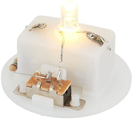 RICO LED-Lämpchen warm-weiß Durchmesser 3,5 cm auf Kunststoff-Unterteil