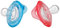Nuby - 2 Succhietti a Ciliegia Natural Flex 0-6