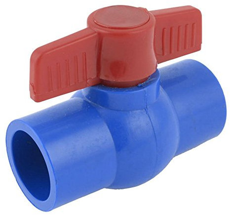 XZANTE 32Mm Robinet à Boisseau Sphérique En Pvc U-Pvc Rouge