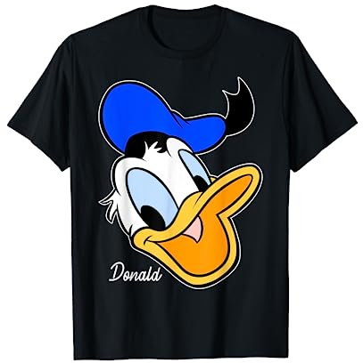 Disney Donald Duck Smiling Face Portrait T-Shirt