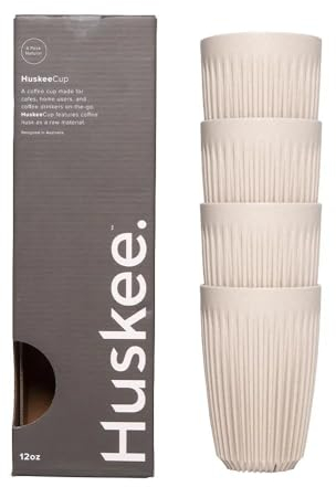 Huskee - HuskeeCup (4-Pack) (Natural, 12oz)