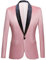PYJTRL - Giacca da Uomo in Velluto (48, Pink)